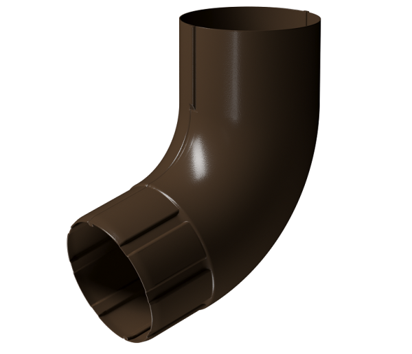 Колено 72° D90 Döcke STAL PREMIUM Каштан, (RAL 8017) купить в Ревде