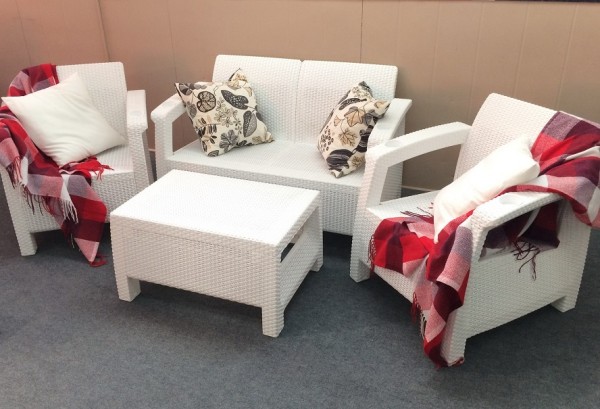 Комплект Yalta Terrace Set белый купить в Ревде