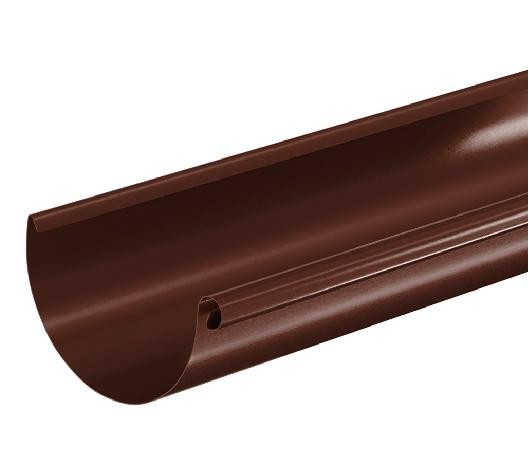 Водосток Aquasistem, система 150/100 - Водосточный желоб 3.00м RAL 8017 Коричневый купить в Ревде