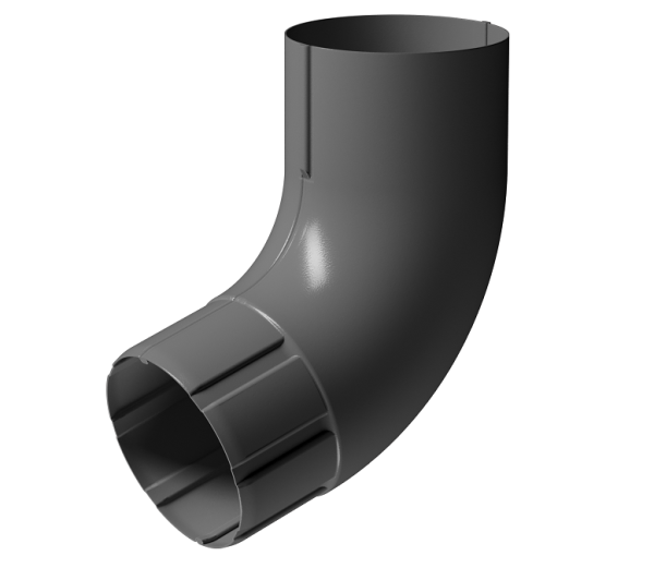Колено 72° D90 Döcke STAL PREMIUM Графит, (RAL 7024) купить в Ревде