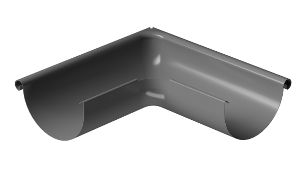 Угол внешний 90° D125 Döcke STAL PREMIUM Графит, (RAL 7024) купить в Ревде