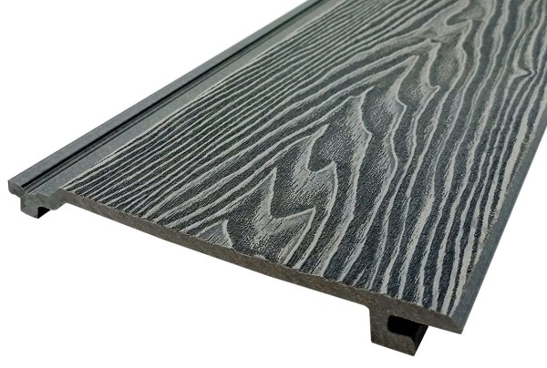 Сайдинг Darvolex 185x19x3000мм, 3D тиснение Серый купить в Ревде