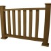 Ограждения из ДПК WOODVEX Кофе купить в Ревде