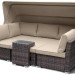 Диван-Трансформер AFINA плетеный из иск. ротанга AFM-320B Brown купить в Ревде