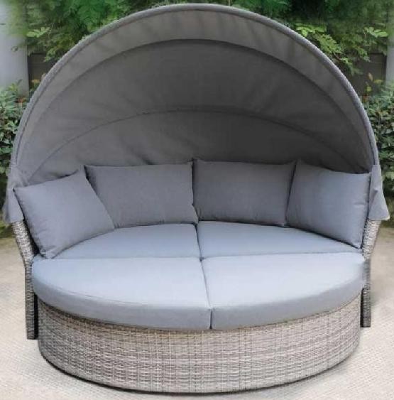 Диван-Трансформер AFINA плетеный из иск. ротанга AFM-325G Grey купить в Ревде