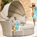 Диван-Трансформер AFINA плетеный из иск. ротанга AFM-325 Beige купить в Ревде