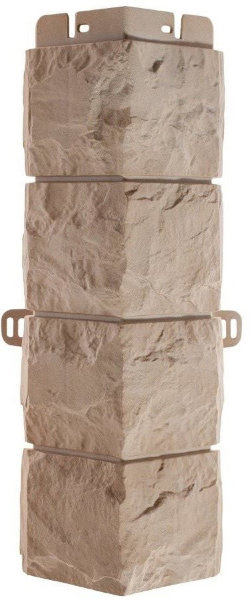 Фасадная панель Наружный угол фагот (талдомский), 0,45 х 0,13м (н) купить в Ревде