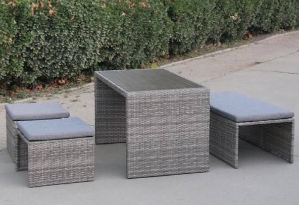 Диван-Трансформер AFINA плетеный из иск. ротанга S330G-W78 Grey купить в Ревде