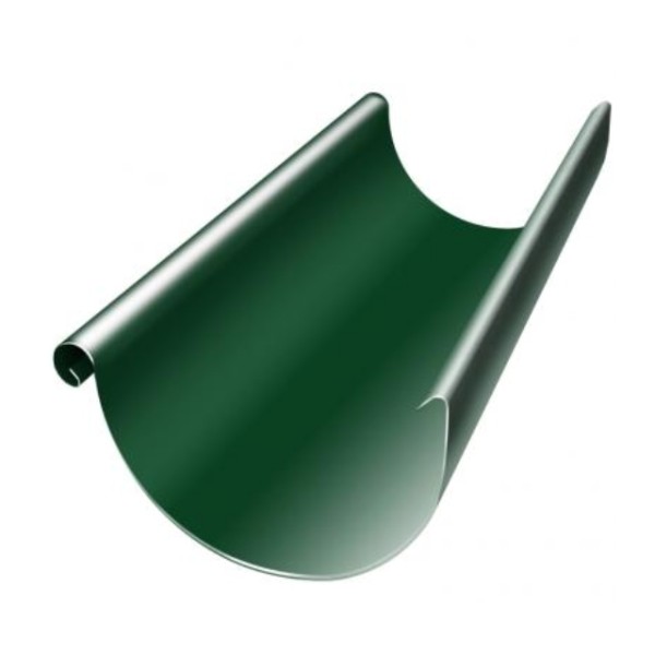 Водосток Grand Line 125x90 – Желоб 3м RAL 6005 купить в Ревде