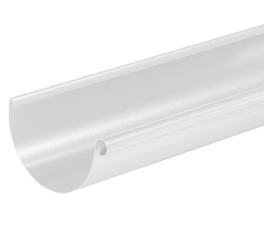 Водосток Aquasistem, система 125x90 - Водосточный желоб 3.00м RAL 9003 Белый купить в Ревде
