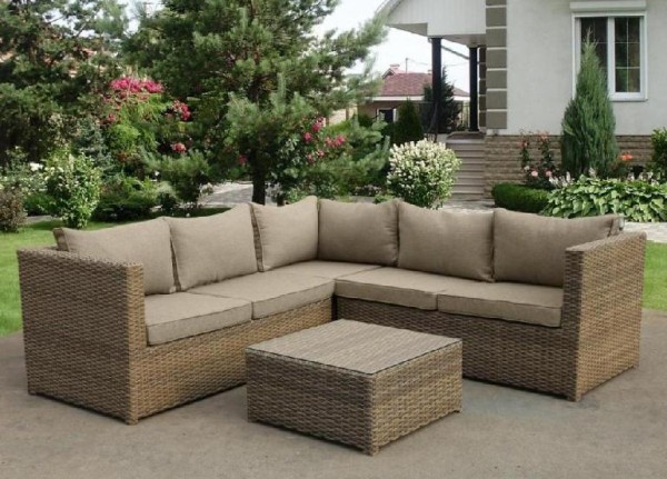 Комплект мебели AFINA плетеной из иск. ротанга YR825B Beige купить в Ревде