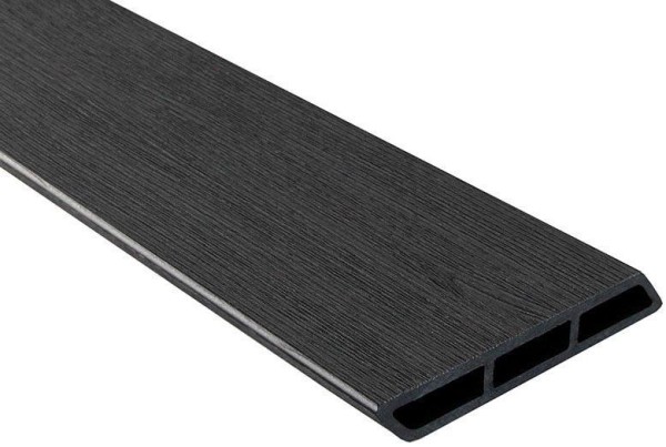 Доска Ромбус 3D ДПК Outdoor STORM BLACK черная купить в Ревде