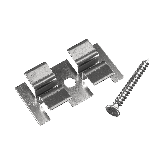 Клипса с саморезом, Grinder шовный монтаж 5 mm купить в Ревде