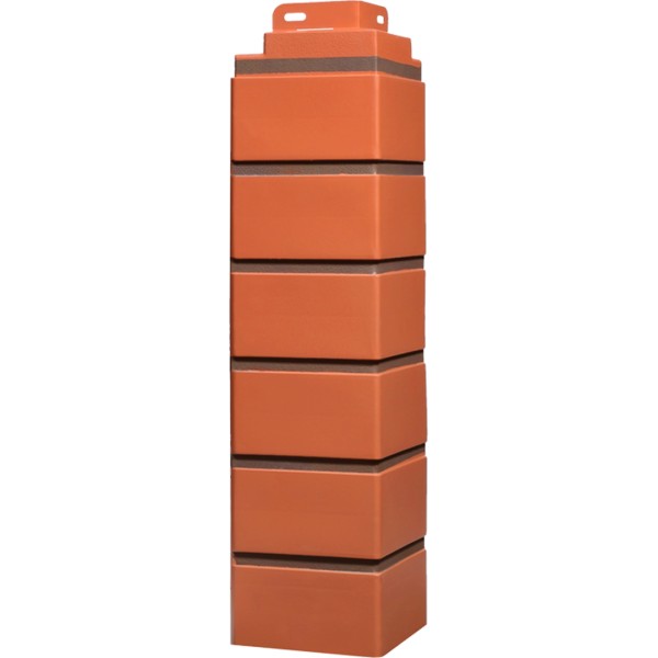 Угол Фасайдинг Серия  «Кирпич клинкерный» Керамический купить в Ревде