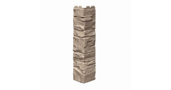 Угол наружный VOX Solid Stone Lazio камень светлая глина купить в Ревде