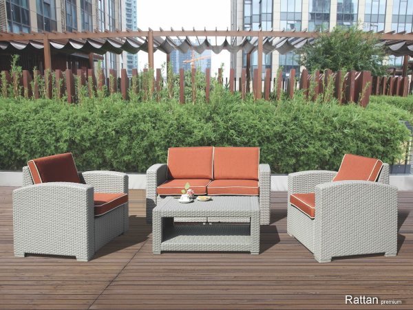 Уличные диваны и кресла коллекции Rattan Premium 4 купить в Ревде