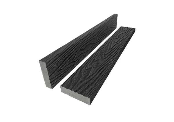 Брус лавочный 3D-тиснение 20х80 Графит купить в Ревде
