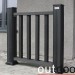 Ограждение из ДПК Outdoor Классик 3D STORM чёрный купить в Ревде