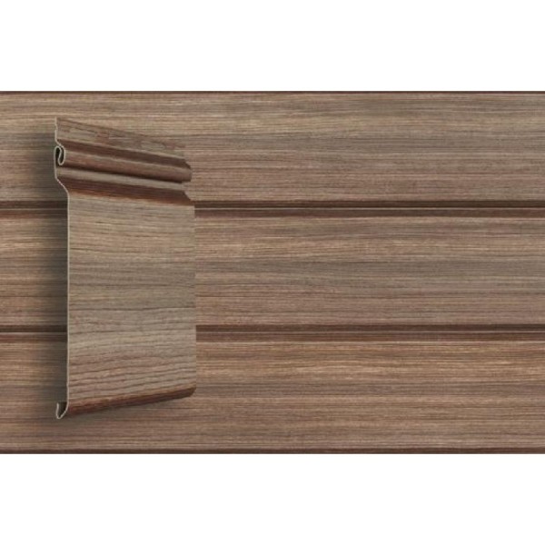 Виниловый сайдинг Grand Line Natural-Брус Tundra - Кедр купить в Ревде