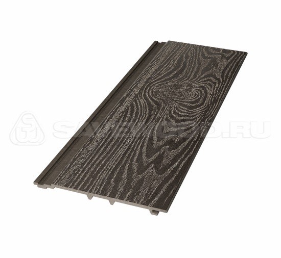 Сайдинг из дпк savewood sw-cedrus тангенциальный распил темно-коричневый купить в Ревде