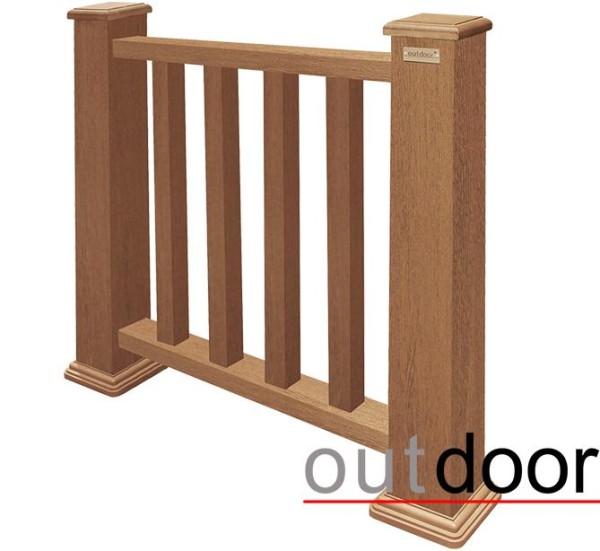 Ограждение из ДПК Outdoor Классик 3D STORM дуб купить в Ревде