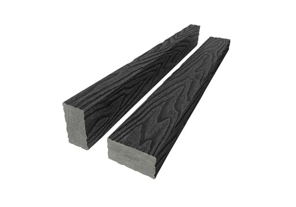 Брус лавочный 3D-тиснение 30х60 Графит купить в Ревде