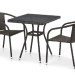 Комплект плетеной мебели AFINA из иск. ротанга T282BNT/Y137C-W53 Brown 2Pcs купить в Ревде