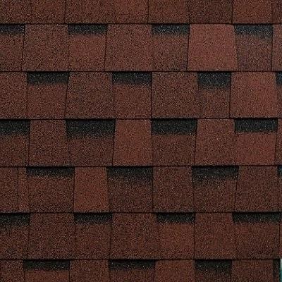 Двухслойная ламинированная черепица Shinglas, серия Фазенда – Красный купить в Ревде