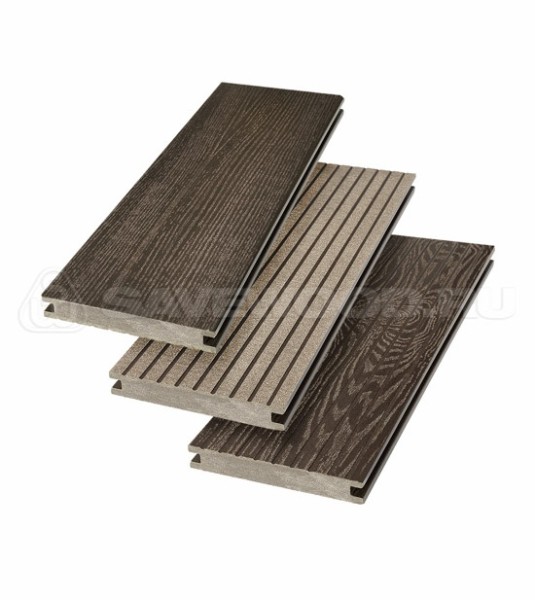 Террасная доска SW Fraxinus (R) полнотелая «SaveWood» Темно-коричневый купить в Ревде