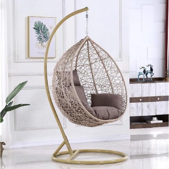 Кресло Подвесное из искусственного ротанга AFM-169A-LB Beige купить в Ревде