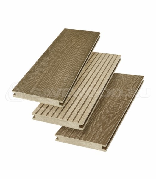 Террасная доска SW Fraxinus (R) полнотелая «SaveWood» Тик купить в Ревде