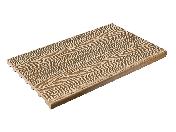 Ступень полнотелая из ДПК Deckart Step 3D Орех купить в Ревде