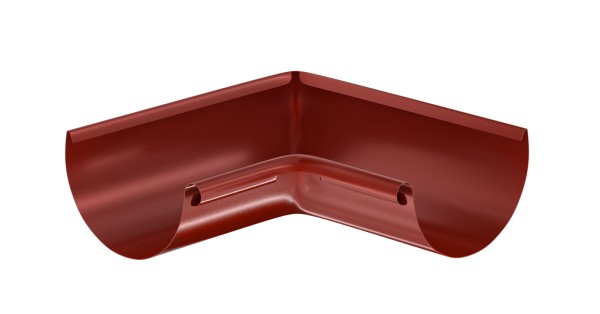 Водосток Aquasistem, система 150x100 - Угол желоба, внутренний 90° RR 29 Бургундский купить в Ревде