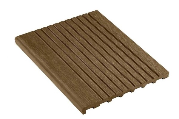 Ступень полнотелая из ДПК Deckart Step Орех купить в Ревде