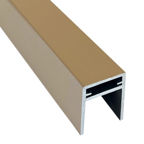 П-профиль Алюминиевый EasyDecking 35x25 Дуб купить в Ревде
