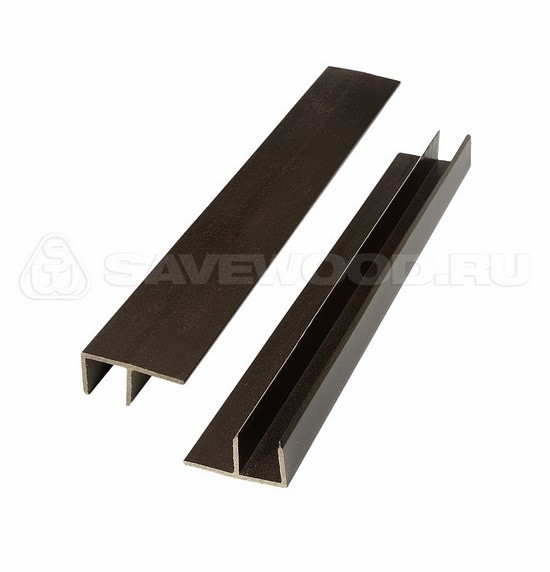 F-профиль ДПК Savewood – Тёмно-коричневый купить в Ревде
