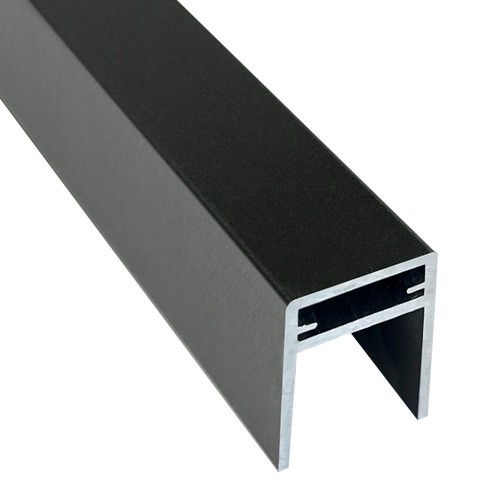 П-профиль Алюминиевый EasyDecking 35x25 Черное дерево купить в Ревде