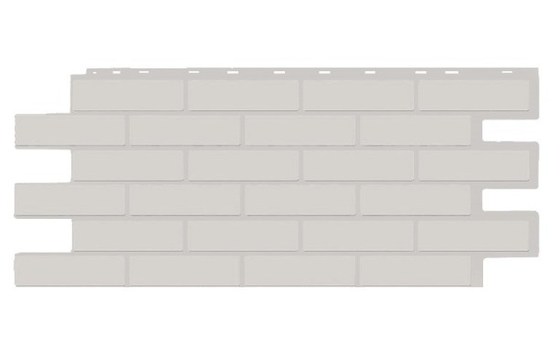 Фасадная панель T-Siding Кирпич Модерн Эко Уайт купить в Ревде