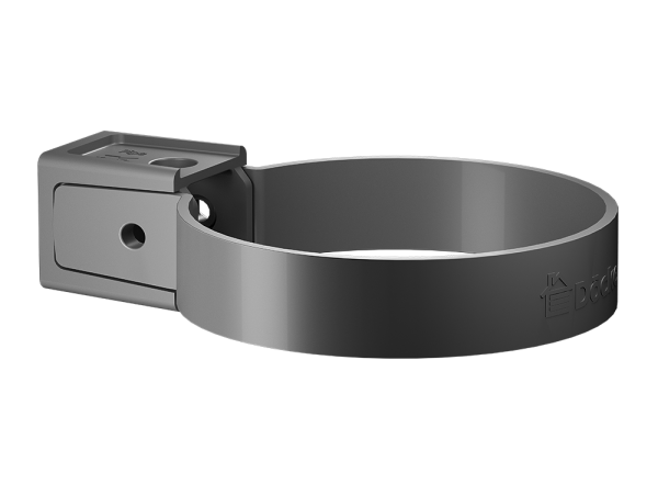 Хомут универсальный для водосточной трубы Docke Premium Графит купить в Ревде