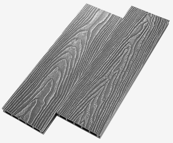 Террасная доска из ДПК RusDecking Unodeck Vintage - Серый купить в Ревде