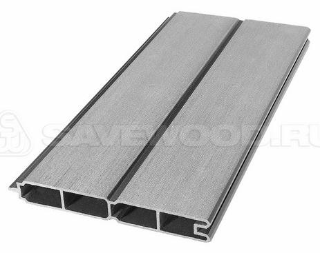 Заборный профиль из ДПК Savewood SW Agger матовый пепельный купить в Ревде